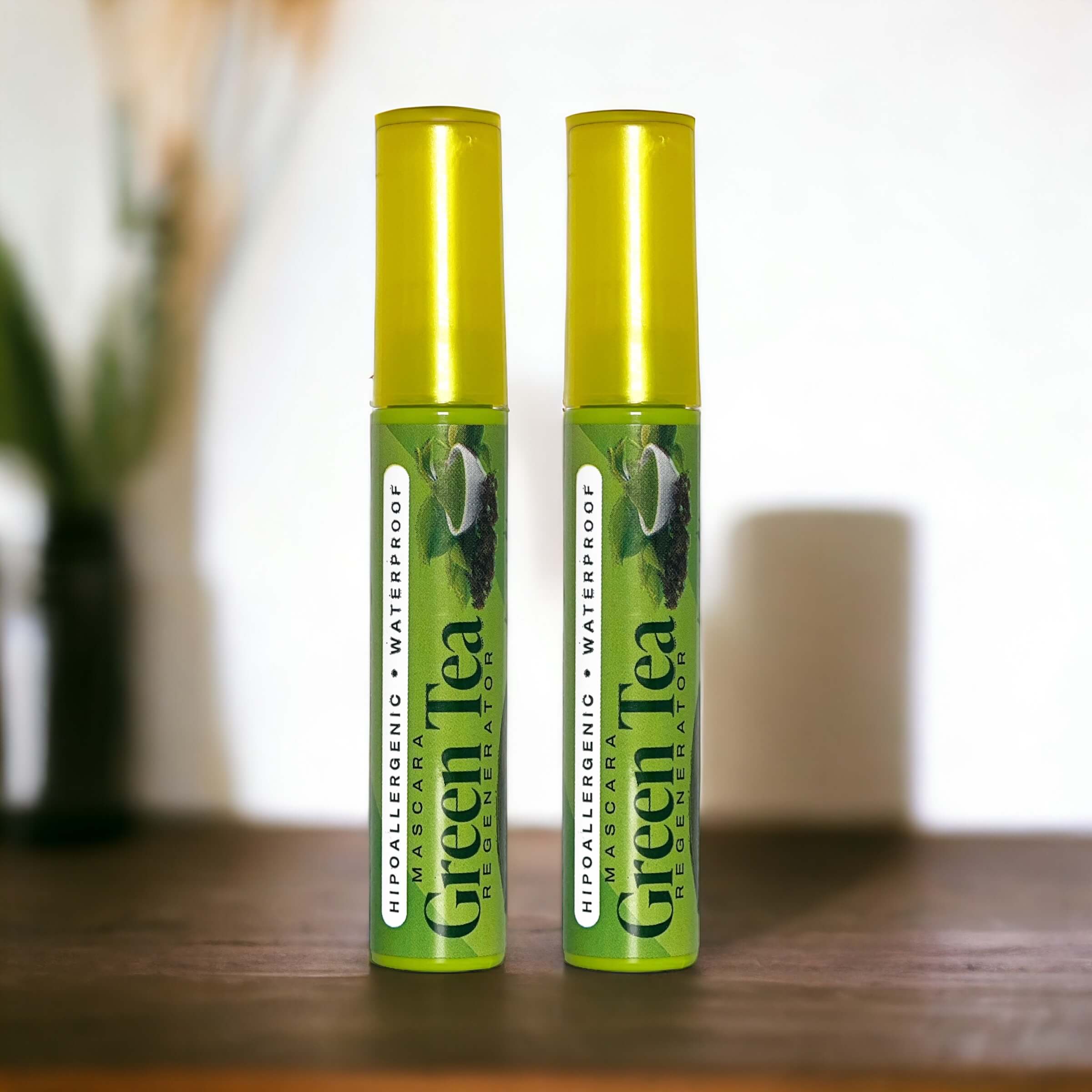 Clevone | Green Tea Mascara | Waterproof | Regenerator | High Volume | 3D Effect | ( package of 2)