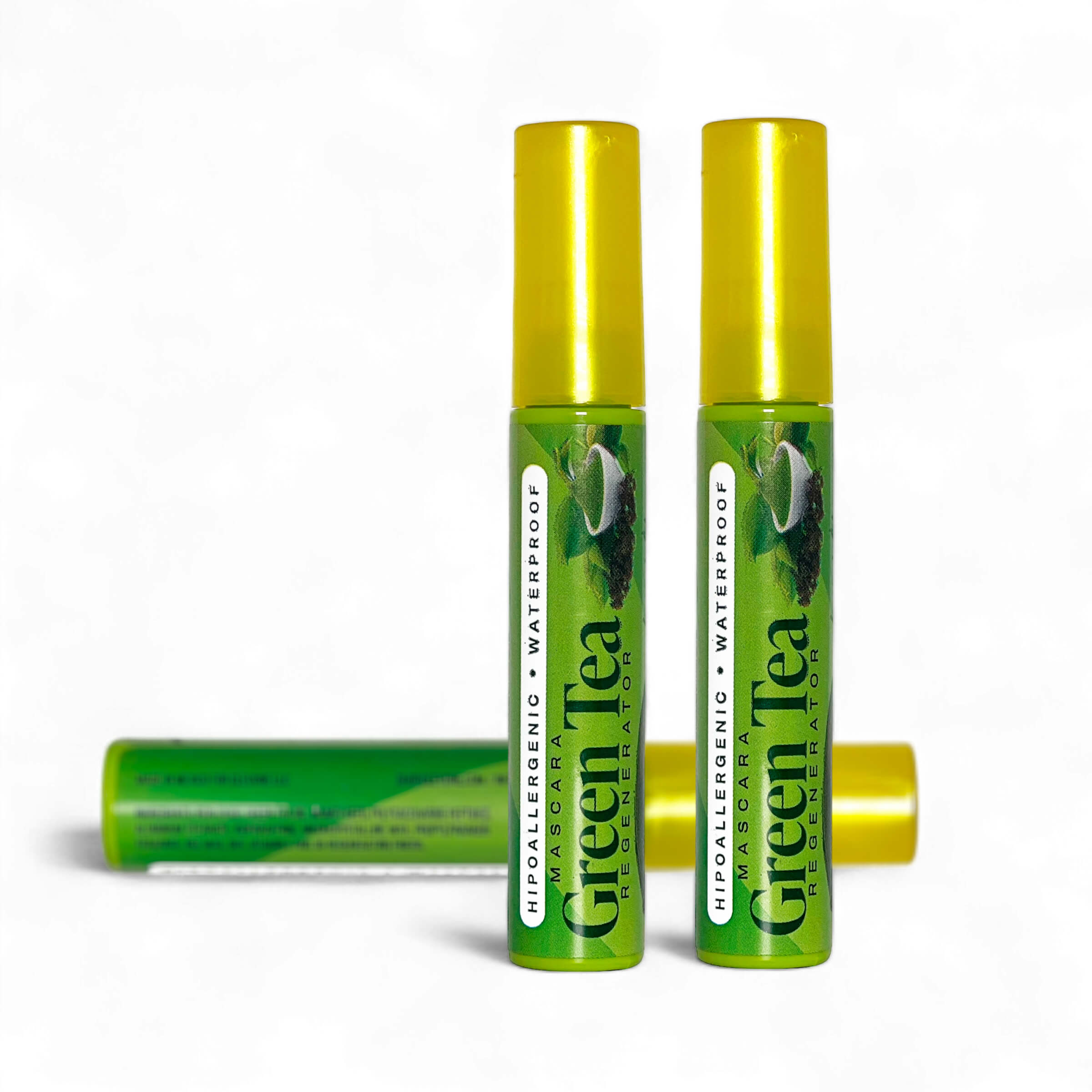 Clevone | Green Tea Mascara | Waterproof | Regenerator | High Volume | 3D Effect | ( package of 3)